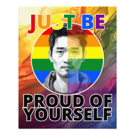 Yourself - Gay pride Asian Male Fototryck
