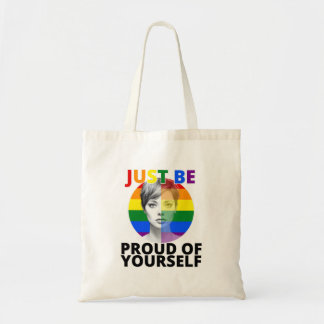 Yourself - Gay pride Female Porträtt Tygkasse