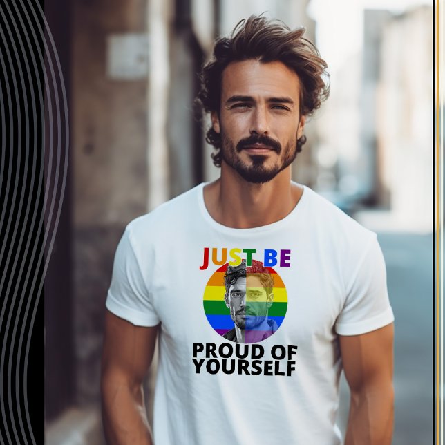 Yourself - Gay pride Hispanic Male T Shirt (Skapare uppladdad)
