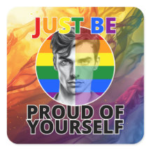 Yourself - Gay pride Male Porträtt