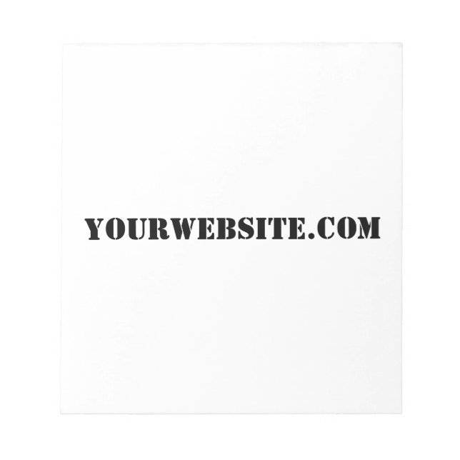 YourWebSite.com Anteckningsblock (Framsida)