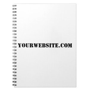 YourWebSite.com Anteckningsbok Med Spiral