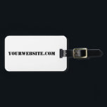 YourWebSite.com Bagagebricka<br><div class="desc">"YourWebSite.com" Byt ut .com adress mot Webben adress. Lägg till valfri annan slogan eller text.</div>