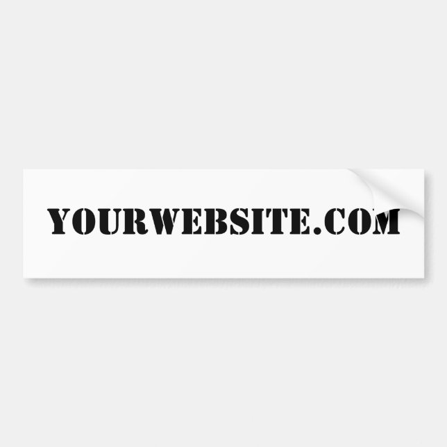 YourWebSite.com Bildekal (Framsidan)