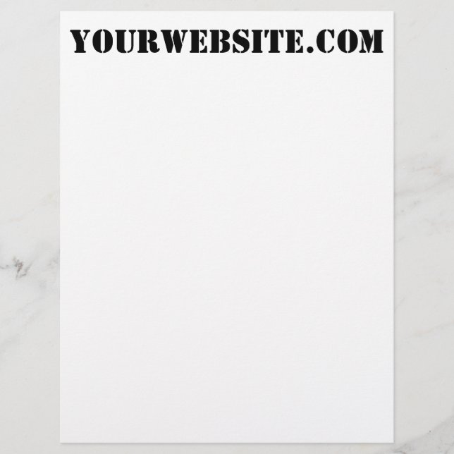 YourWebSite.com Brevhuvud (Framsida)