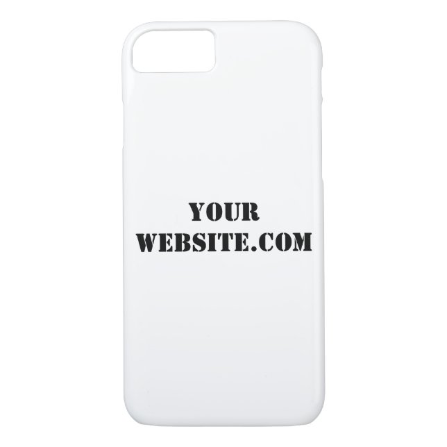 YourWebSite.com Case-Mate iPhone Skal (Baksida)