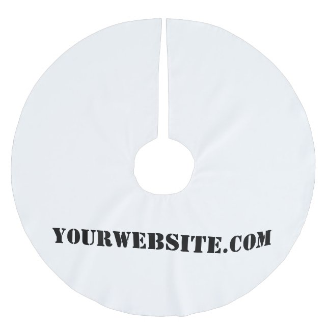 YourWebSite.com Julgransmatta Borstad Polyester (Framsidan)