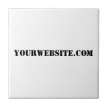 YourWebSite.com Kakelplatta<br><div class="desc">"YourWebSite.com" Byt ut .com adress mot Webben adress. Lägg till valfri annan slogan eller text.</div>