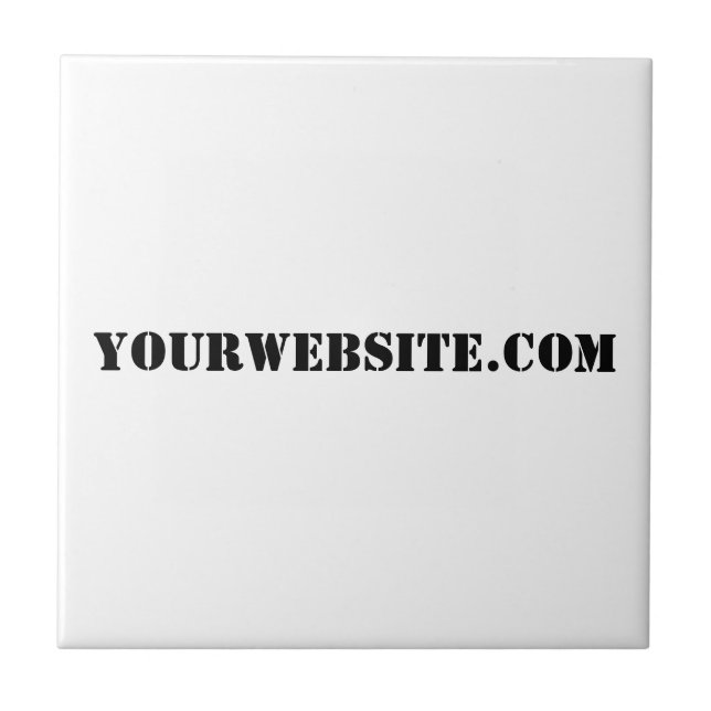 YourWebSite.com Kakelplatta (Framsidan)