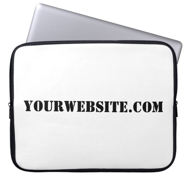 YourWebSite.com Laptop Sleeve (Framsidan)