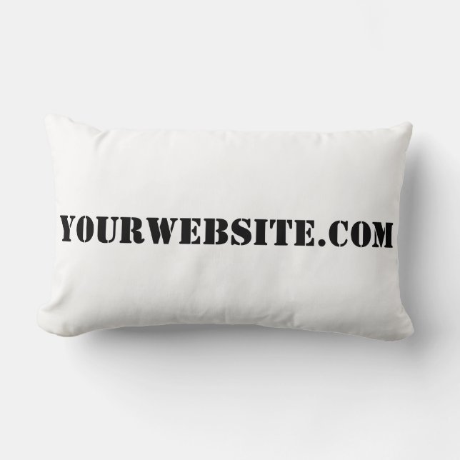 YourWebSite.com Lumbarkudde (Framsida)