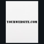 YourWebSite.com Reklamblad<br><div class="desc">"YourWebSite.com" Byt ut .com adress mot Webben adress. Lägg till valfri annan slogan eller text.</div>
