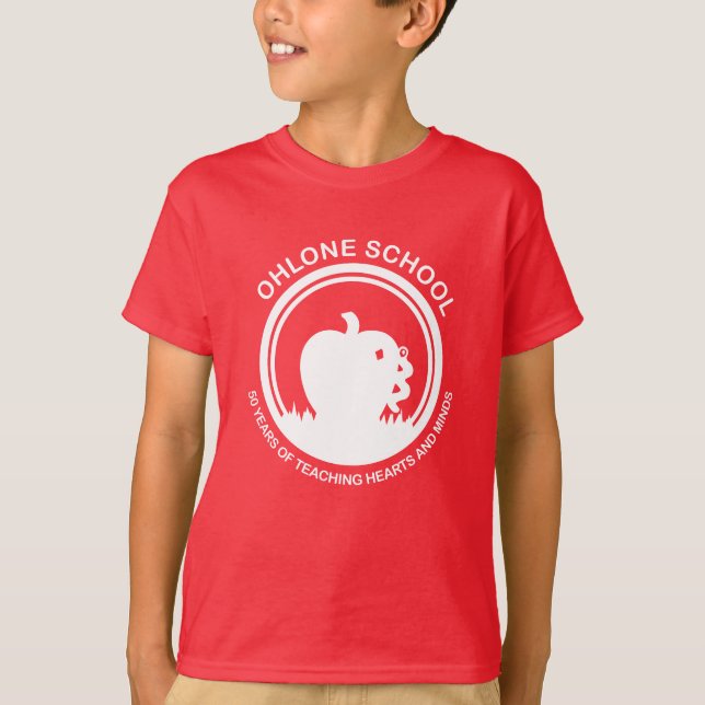 Youth Apple T-Shirt Red (Framsida)