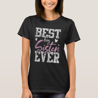 Youth Best Big Sister Ever Girl's Baby Announcemen T Shirt