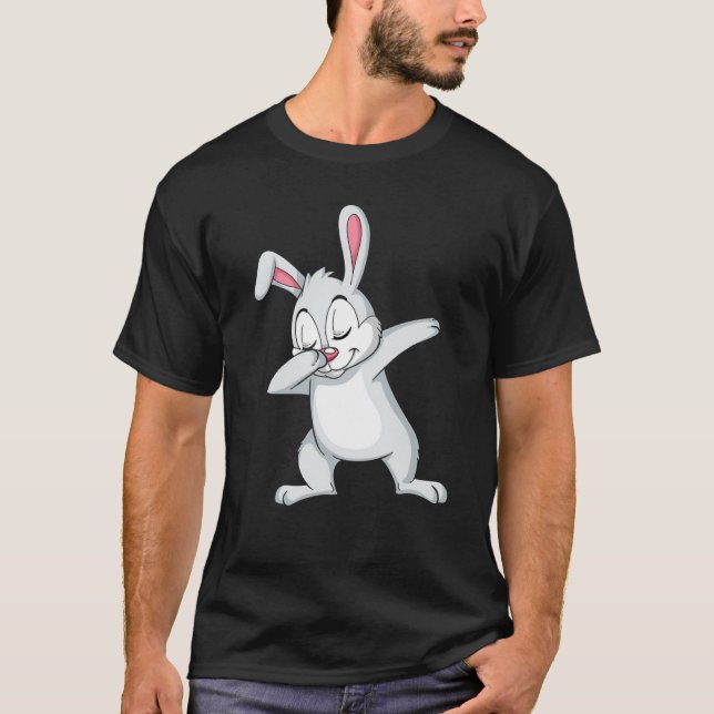 Youth Bunny Costume Kids Bunny T Shirt (Framsida)