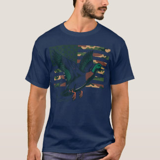 Youth Camo Mallard-ankjakt Kamouflage Amerikansk f T Shirt