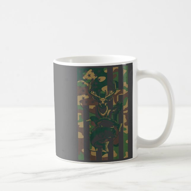 Youth Cross Camo Hunting Fishing B Deer Duck Camou Kaffemugg (Höger)