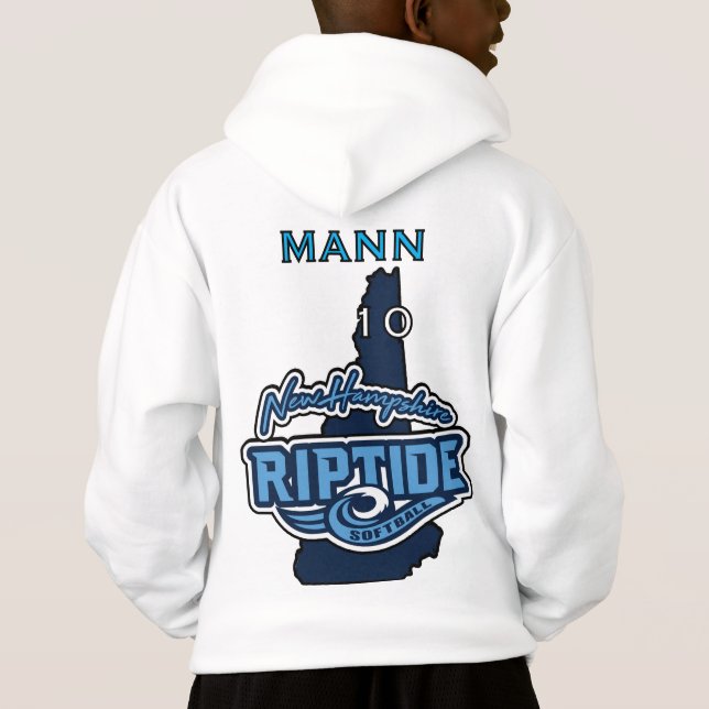 YOUTH Hoodie med Namn och nummer T Shirt (Baksida)