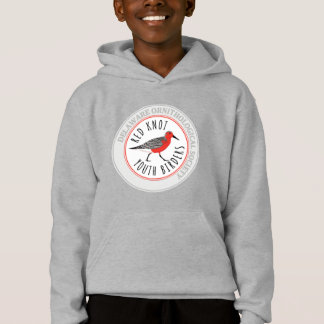 Youth Hoodie med Red Knot Logotyp T Shirt