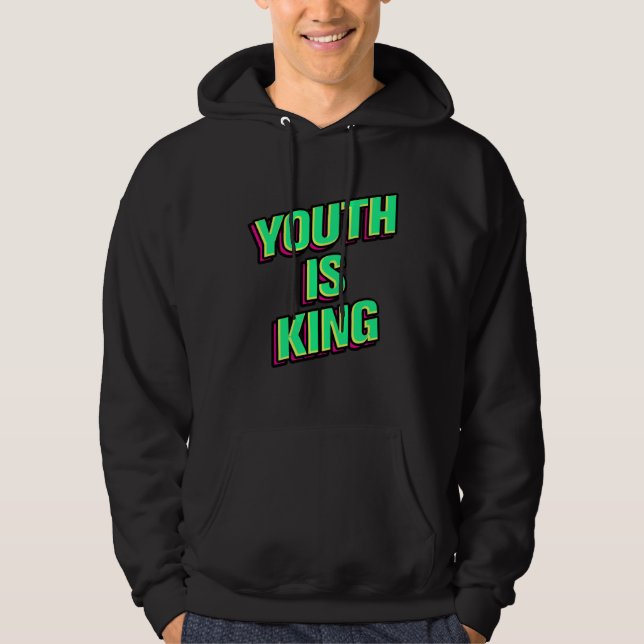 Youth Is King Hoodie (Framsida)