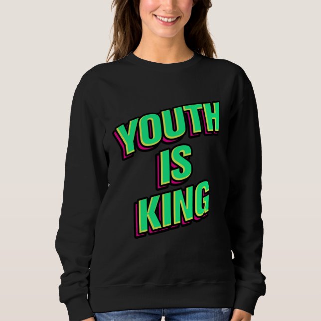 Youth Is King T Shirt (Framsida)