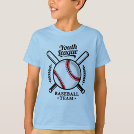 Youth League Baseball Team T Shirt