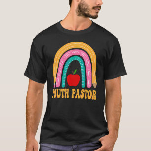 Youth Pastor Rainbow Pencil Back to school Appreci T Shirt