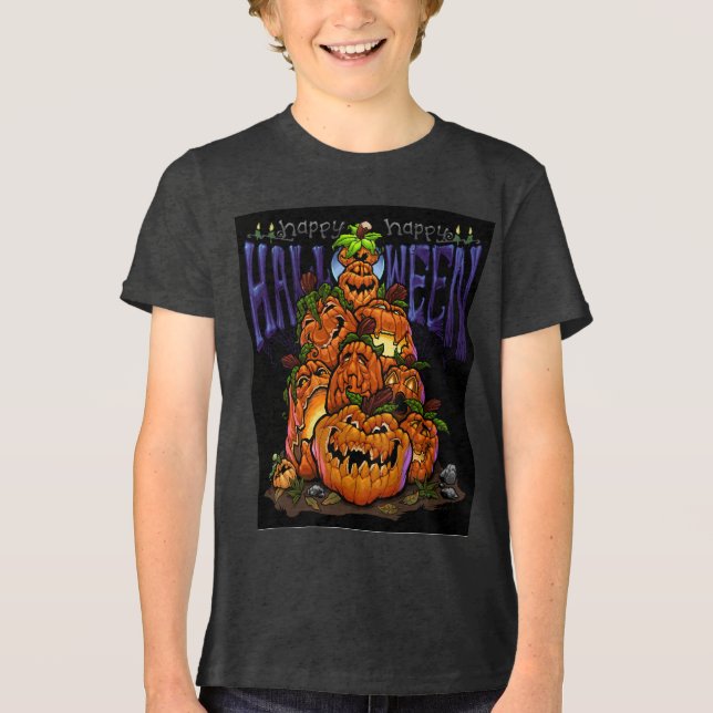 Youth size Halloween graphic tee (Framsida)