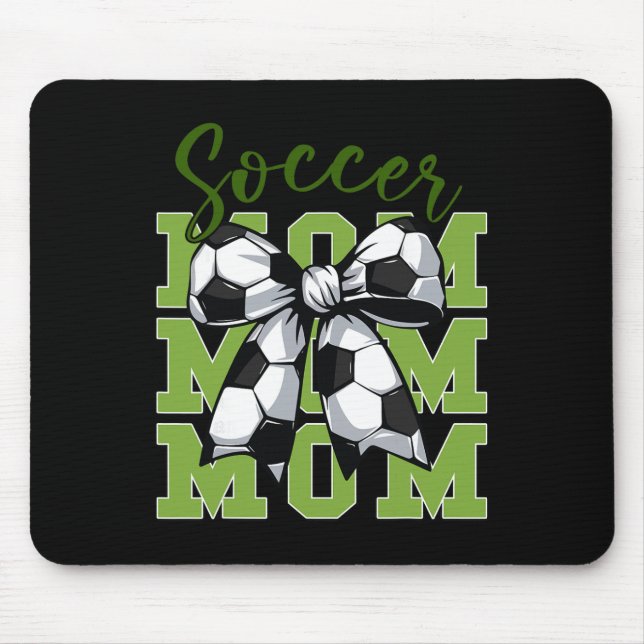 Youth Soccer Mom Coquette Bow Cute Sister Toddler  Musmatta (Framsidan)
