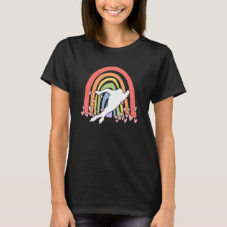 Youth Speedskater women Ice Skating cute Speed Ska T Shirt