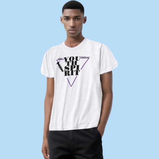 "Youth Spirit" Urban Streetwear | Trendig Grafik T Shirt (Skapare uppladdad)