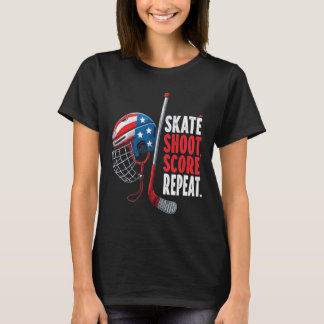 Youth Usa ishockeytröja is pojkar hockey födelseda T Shirt