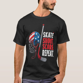 Youth Usa Ishockeytröja Is Pojkar Hockey Födelseda T Shirt