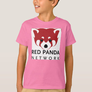 Youth Vintage Stil Red Panda T Tröja
