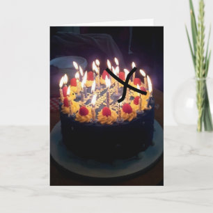 "Youthful" President Trump Birdday Card Kort