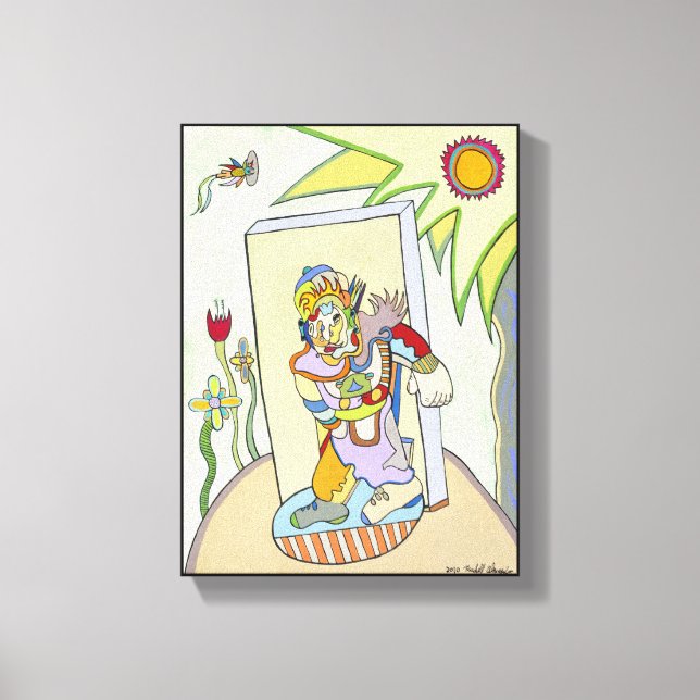 "Youthman" av Ruchell Alexander Canvastryck (Framsida)