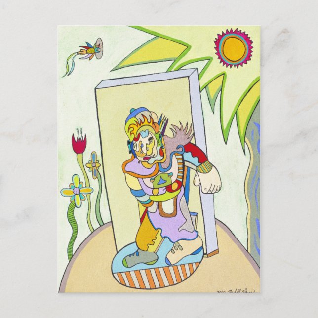 "Youthman" av Ruchell Alexander Vykort (Framsida)