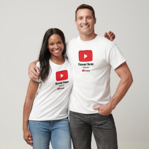 Youtube Anpassningsbar Channel namn T Shirt