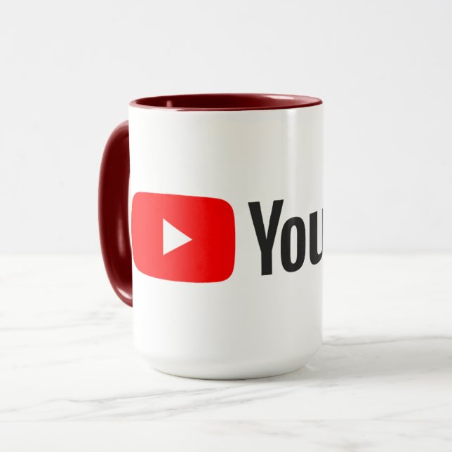 Youtube av hög kvalitet mugg (Framsida vänster)