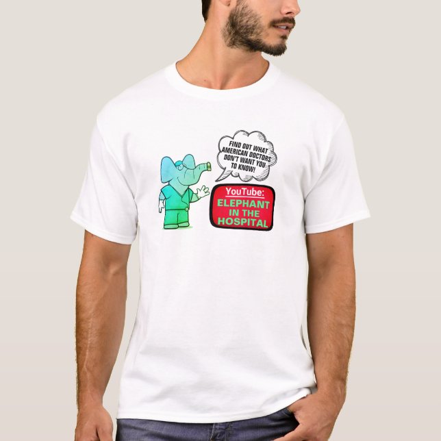 
YouTube: Elefanten på sjukhuset T Shirt (Framsida)