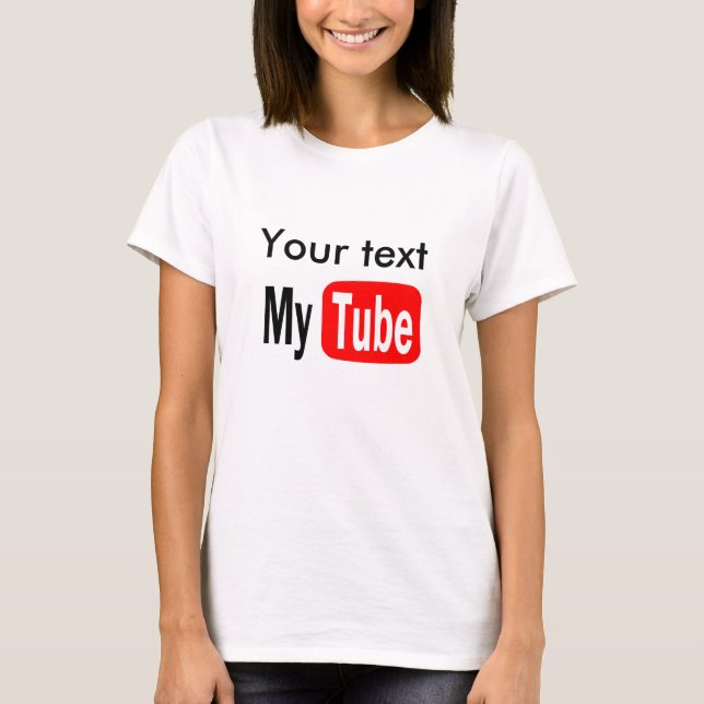 YouTube gör den roliga mallen, det dig, populärt Tröja (Framsida)