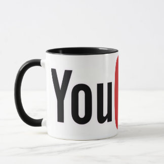 YouTube-ikon Mugg