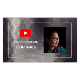 YOUTUBE-kanalannonsering QR-kodfoto Visitkort