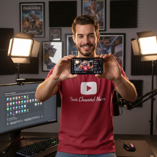 Youtube kanaliserar Youtuber Vlogger T-shirt