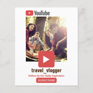 Youtube-kanalreklam Flygblad