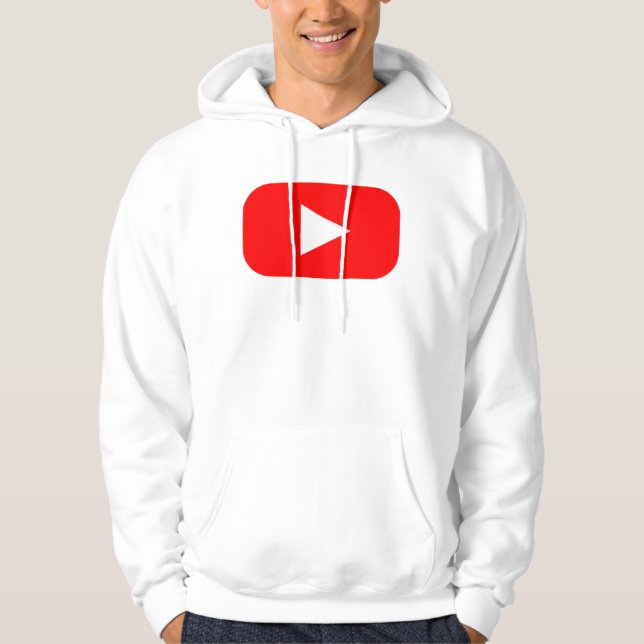 YouTube-logotyp Hoodie (Framsida)