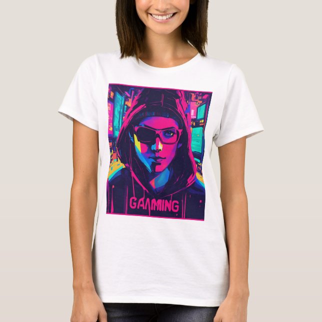 "YouTube-speldesign T-Shirt - Perfekt för spelare (Framsida)