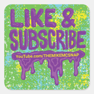 Youtube Sticker Lakan Fyrkantigt Klistermärke