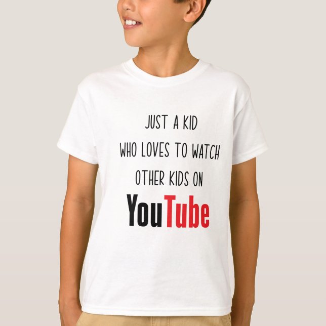 Youtube T Shirt (Framsida)