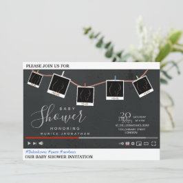 Youtube Tema babyduschinbjudan Inbjudningar